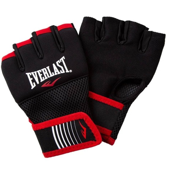 Everlast Black and Red Training Gloves Unisex size S/M - Picture 1 of 1